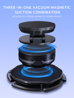 Support de téléphone portable magnétique double face flexible FY113-A UFO Split Electric Vacuum Chuck en alliage d'aluminium réglable pour bureau