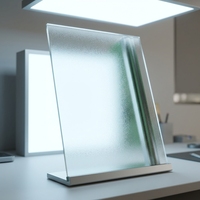 Panneau diffuseur de lumière en polycarbonate texturé givré pour boîte lumineuse publicitaire LED