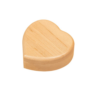 Wooden <b>Music</b> <b>Box</b> Heart Shaped Square Black Walnut Gift For Friends Custom Logo - Product Image 5