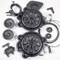 Set Speaker Audio Burmester Lengkap untuk Mercedes EQE X294, Kit Upgrade Sistem Suara Surround Burmester dengan Amplifier, Plug and Play