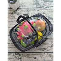 Boîte de poulet rôti jetable, boîte à emporter portable de qualité alimentaire, boîte de canard rôti au micro-ondes