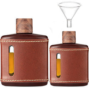 ขวดแก้วใส่สะโพกพลาสติกโลหะกันรั่วหุ้มหนังซิลิโคนทนทานแบบครบวงจร - Product Image 4