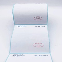 Papier d'étiquette d'emballage auto-adhésif en gros d'usine, étiquette de produit logistique