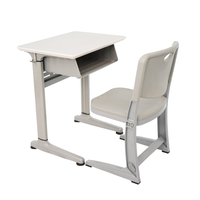 Tables et chaises d'étude robustes, confortables, modernes, écologiques, en matériaux résistants, pour un seul élève, pour l'école primaire