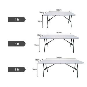 Customized Printed 6ft Open Back Stretch Polyester Simple Rectangular <b>Table</b> Cover for Home Use Wrinkle-Free Durable Perfect Fit - Product Image 5