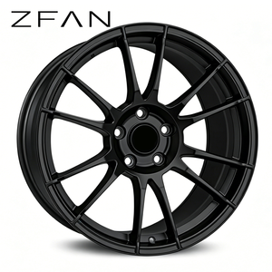 Cerchi in Lega di Alluminio Forgiato ZFAN 17-20 Pollici 5x100 Neri Multirazza Universali per Modelli Audi - Product Image 1