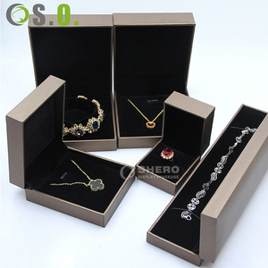 Factory Jewelry Imitation Paper <b>Box</b> Custom Package Design Luxury Pu Leather Jewelry <b>Ring</b> Necklace Jewellery Storage Packing <b>Box</b> - Product Image 3