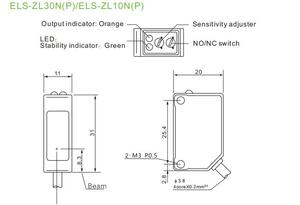 Диффузный оптический лазерный датчик - Product Image 6