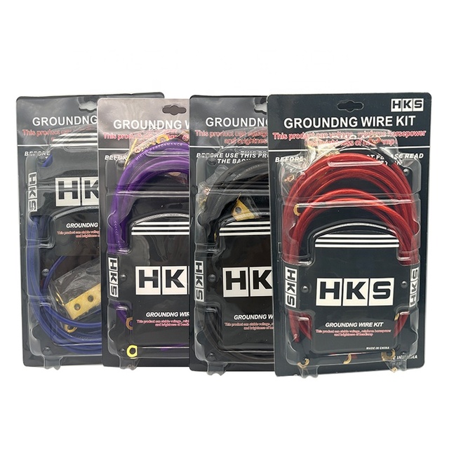 5 Pieces Universal Automotive Audio Modified Ground Wire Kit High Quality CCA Ground Cable for Car