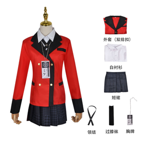 Jabami <span class=keywords><strong>Yumeko</strong></span> Cosplay vestido <span class=keywords><strong>Kakegurui</strong></span> jugador compulsivo <span class=keywords><strong>Yumeko</strong></span> Jabami Cosplay disfraz Halloween mujer fiesta disfraces - Product Image 2