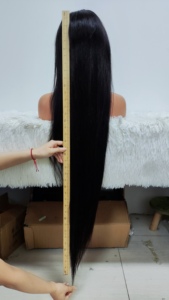 Letsfly Promotion 8-40 pouces perruques de cheveux humains 13x4 dentelle frontale perruques de cheveux humains brésiliens noir & 1BT4 haute qualité vente en gros usine - Product Image 5