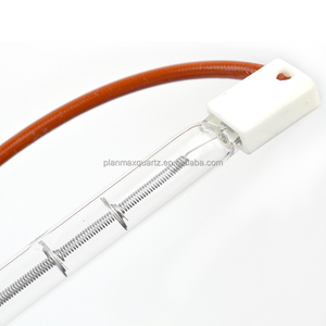 Calentador IR Tubo de calentamiento de vidrio de cuarzo Bombilla halógena infrarroja 220V 500W - Product Image 2