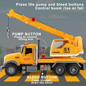 Jiexunda симулятор трейлера детская игрушка инерционная платформа спасательный большой инженерный автомобиль для мальчиков Дорожный транспорт игрушечный автомобиль оптом - Product Image 3