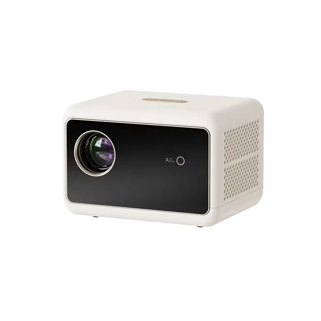 Newday Technology Mini Smart Projector HTP A66 with 1500 Lumens Brightness Hifi Stereo Sound for Home Cinema