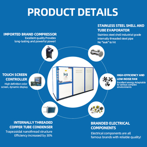 Refroidisseur de processus refroidi par air à faible bruit pour le refroidissement par <span class=keywords><strong>hydrogène</strong></span> Compresseur haut de gamme fiable à haut rendement Construction en usine OEM - Product Image 4
