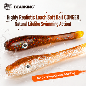 BEARKING 12.5cm 18cm pazzo lumaca pesca morbida <span class=keywords><strong>esca</strong></span> artificiale in Silicone verme <span class=keywords><strong>anguilla</strong></span> <span class=keywords><strong>per</strong></span> la pesca di mare e di fiume - Product Image 1