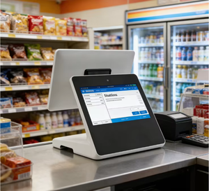 Terminal de point de vente Android Win à double écran tactile <span class=keywords><strong>E2</strong></span> 15,6+11,6 pouces, caisse enregistreuse tout-en-un - Product Image 1