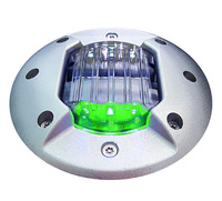 Goujon de route solaire à LED en aluminium IP68 40T Flashing 3M Reflectors White Reflective Safety Cone for Roadway Traffic Light Fabrication