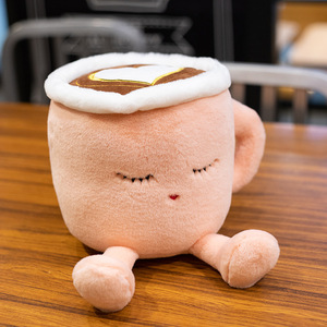 Venta al por mayor Adorable flor <span class=keywords><strong>de</strong></span> cerezo japonés Matcha Latte <span class=keywords><strong>taza</strong></span> <span class=keywords><strong>de</strong></span> café muñeca transfronteriza chica corazón polvo creativo Super suave felpa - Product Image 6