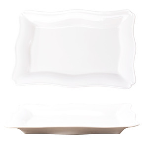 Assiettes en céramique à trois étages, à bord ondulé, en fer forgé, pour fruits et pâtisseries, vente en gros d'usine, personnalisables, très demandées - Product Image 6