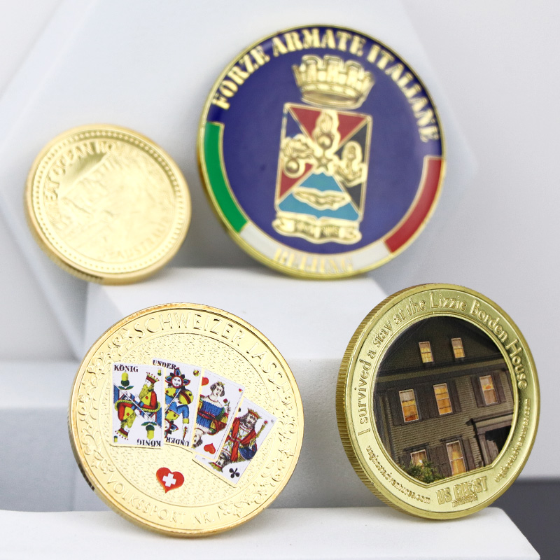 Custom LOGO Design Polytechnic Metal Challenge Coin Embossment Souvenir Coin