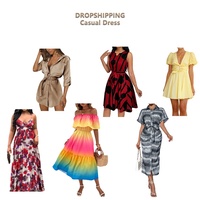 Shopify Agent Dropshipping Robe décontractée Robe d'été pour femme Dropshipping Vêtements Femmes Fournisseurs de Chine Fulfillment Dropshipping