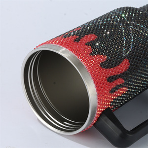 Gobelet isotherme portable en acier inoxydable de 40 oz, personnalisable, de haute qualité, écologique, avec couvercle et paille, pour la rentrée scolaire, pour étudiants et usage extérieur, vente en gros - Product Image 3
