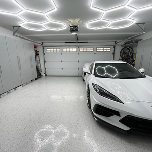 HanYin Custom in alluminio nero accessori auto luce da lavoro Garage a nido d'ape luci Led esagonale - Product Image 2