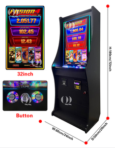 Qiqu nhà máy Mỹ Bán hàng nóng 32 inch màn hình cảm ứng PCB Máy Trò chơi tủ 32 inch dọc Trong Nhà Kỹ năng trò chơi máy - Product Image 4