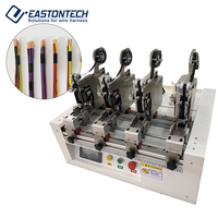 Machine d'enroulement automatique à grande vitesse pour rubans, 4 unités, modèle EW-1685, avec capteurs à fibre optique, tolérance <0,2 mm, 1500-1800 pièces/heure