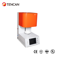 Four de Traitement Thermique de Porcelaine pour Laboratoire Dentaire Personnalisé TENCAN TC-BDF-1L Programmable avec Écran Tactile 7'' et Contrôle PID, Chauffage 1C