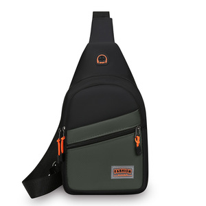 Men's Crossbody <b>Bag</b> Nylon Color Blocking Durable Chest <b>Bag</b> For Everyday Outings Sports Cycling Commuter Use - Product Image 5