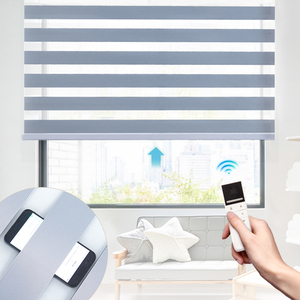 Abordable Maison Intelligente Décorative Zèbre Stores Horizontal Bon Marché Prix Pare-soleil Maison Maison Chambre Stores pour Fenêtres - Product Image 1