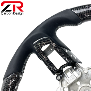 Volante Calefactable de Fibra de Carbono para <span class=keywords><strong>Ford</strong></span> <span class=keywords><strong>Mustang</strong></span> Sexta Generación S550 Coupé GT <span class=keywords><strong>V8</strong></span> RS 350 500 Shelby <span class=keywords><strong>Mach</strong></span> <span class=keywords><strong>1</strong></span> RTR 2015-2023 - Product Image 5