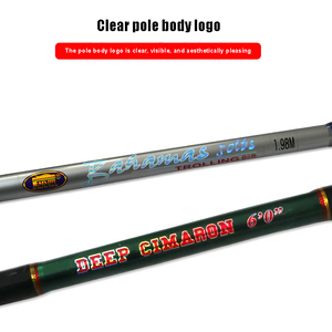 Canne à pêche à la traîne en fibre de verre robuste avec poignée EVA, action moyenne, poids 589g-922g, pour la pêche au fond et la pêche au poisson-chat - Product Image 3