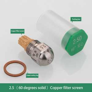 Nouvelle buse de brûleur conique à 60 degrés en acier inoxydable, filetage 9/16, pour huile - Product Image 3