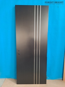 Hiện đại kiến trúc Veneer tuôn ra cửa 20 phút cháy đánh giá cửa gỗ 5-ply xây dựng Swing mở cong đúc nhập biệt thự - Product Image 4