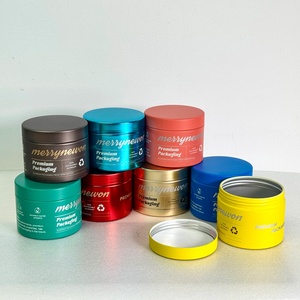 Pot cylindrique en aluminium de 135 ml avec bouchon à vis pour pilules, comprimés et suppléments nutritionnels - Product Image 2