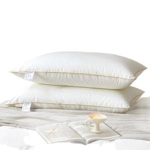 Feather Velvet Sleeping <b>Pillow</b> 5.1-10cm <b>White</b> <b>Fluffy</b> Washable For All Seasons Adult Use - Product Image 3