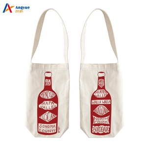 Sac en <span class=keywords><strong>toile</strong></span> avec Logo personnalisé, fourre-tout en coton pour le vin, livraison gratuite en chine - Product Image 6