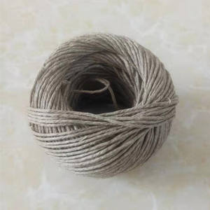 500g lin artisanat ficelle boule de lin poli 3mm environ pour cordes d'emballage - Product Image 3