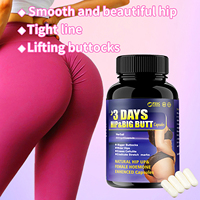 Capsules Premium Personnalisables avec LOGO pour l'Amélioration des Fesses – Pilules pour un Lifting des Hanches et des Fesses en 3 Jours, Croissance et Raffermissement des Fessiers, Capsules pour des Hanches Volumineuses