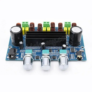 2*50W 100W 블루투스 5.0 듀얼 집적 회로 TPA3116D2 전원 서브우퍼 앰프 보드 2.1 채널 스테레오 이퀄라이저 오디오 - Product Image 5