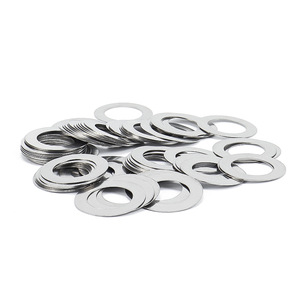 Arandelas planas delgadas de acero inoxidable SS304, fabricadas a medida en fábrica, de acero para muelles, tipo anillo. - Product Image 3