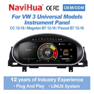 Panel de Instrumentos Digital LCD Navihua para VW CC 2012-2018, Magotan B7, Passat B7 2012-2016, Actualización del Velocímetro - Product Image 1