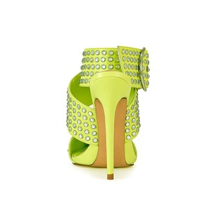 Sandalias de Tacón Alto con Adornos de Perlas para Mujer, Sandalias de Moda, Zapatos de Calidad para Caminar - Product Image 6