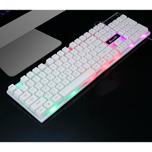 Clavier <span class=keywords><strong>de</strong></span> jeu universel RGB lumineux, filaire USB pour PC Gamer, 104 touches - Product Image 4