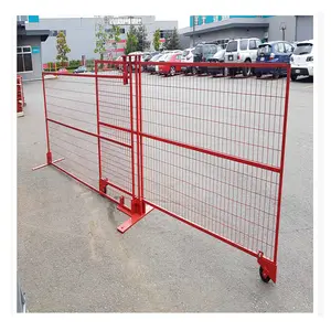 Easy installation various colors movable welded wire mesh fencing temporary fence