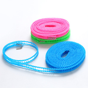 Cuerda para Tender Ropa con Gancho Redondo, Resistente al Viento, 5m Azul, 10m Azul, para Uso en Interiores y Exteriores - Product Image 1
