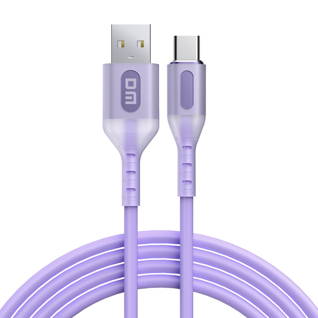 DM 36W Fast Charging Cable USB to Type C SL025 with Micro-USB PVC Jacket for Camera and Computer in Stock